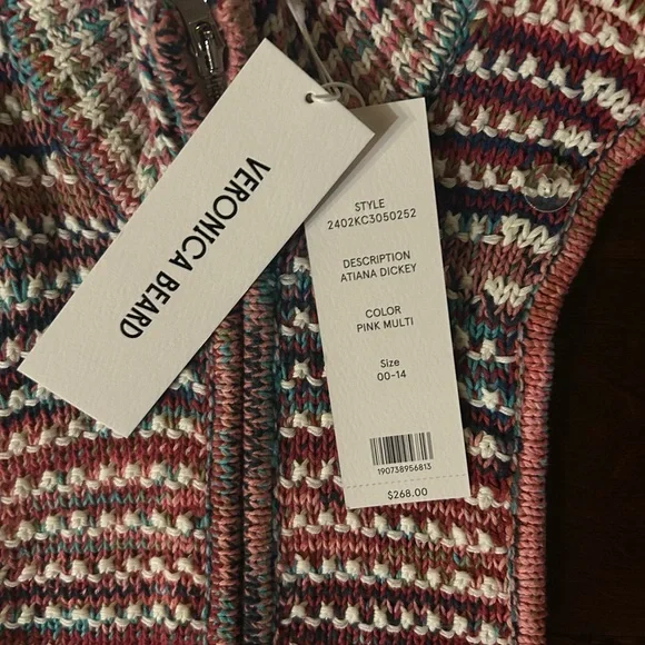 Veronica Beard Multicolor Knit Scarf - Picture 2 of 3